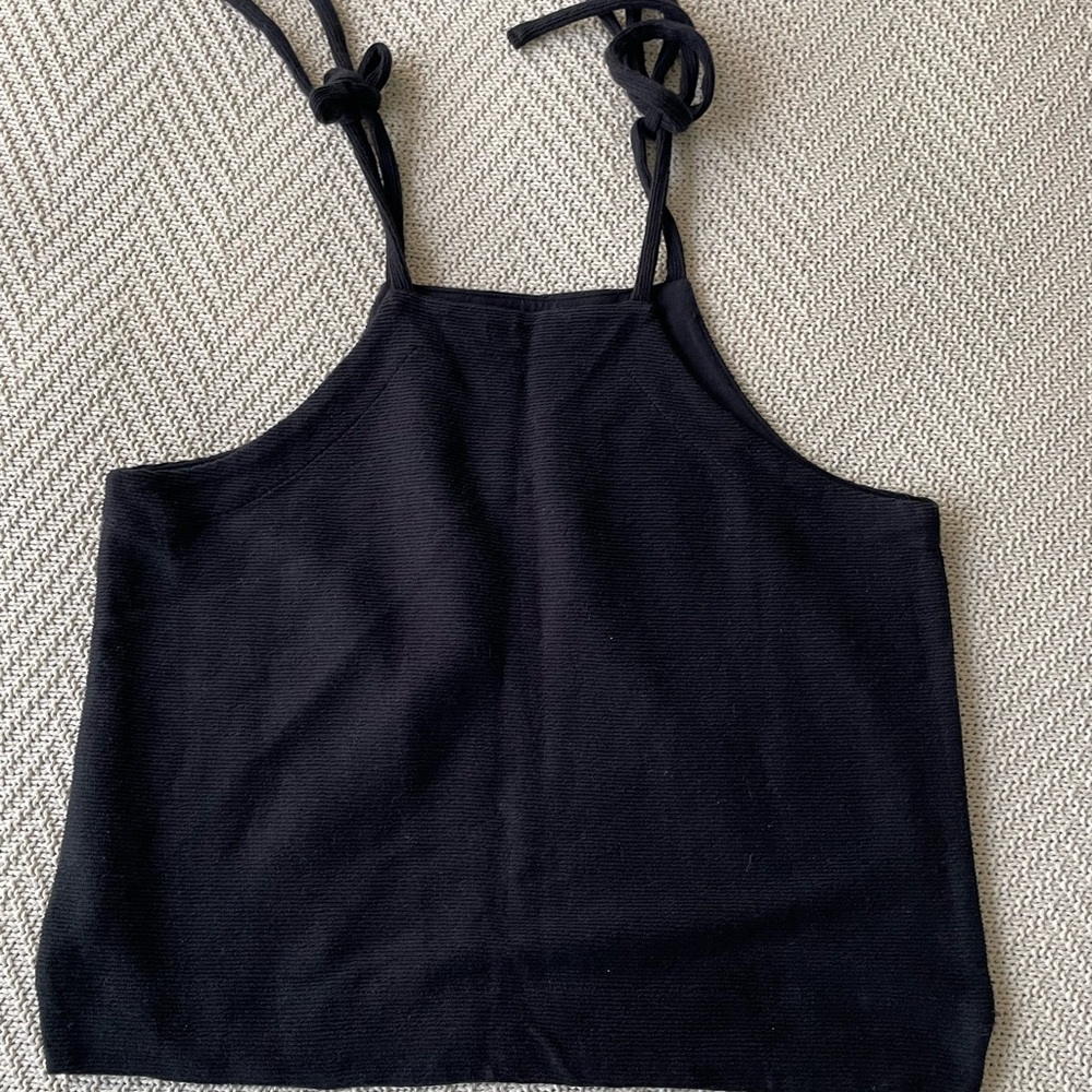 Madewell Black Tie-Strap Camisole - Picture 6 of 7